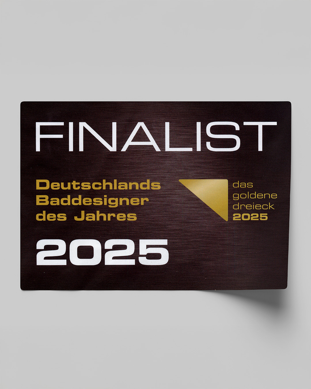 Das goldene Dreieck 2025 – Sticker